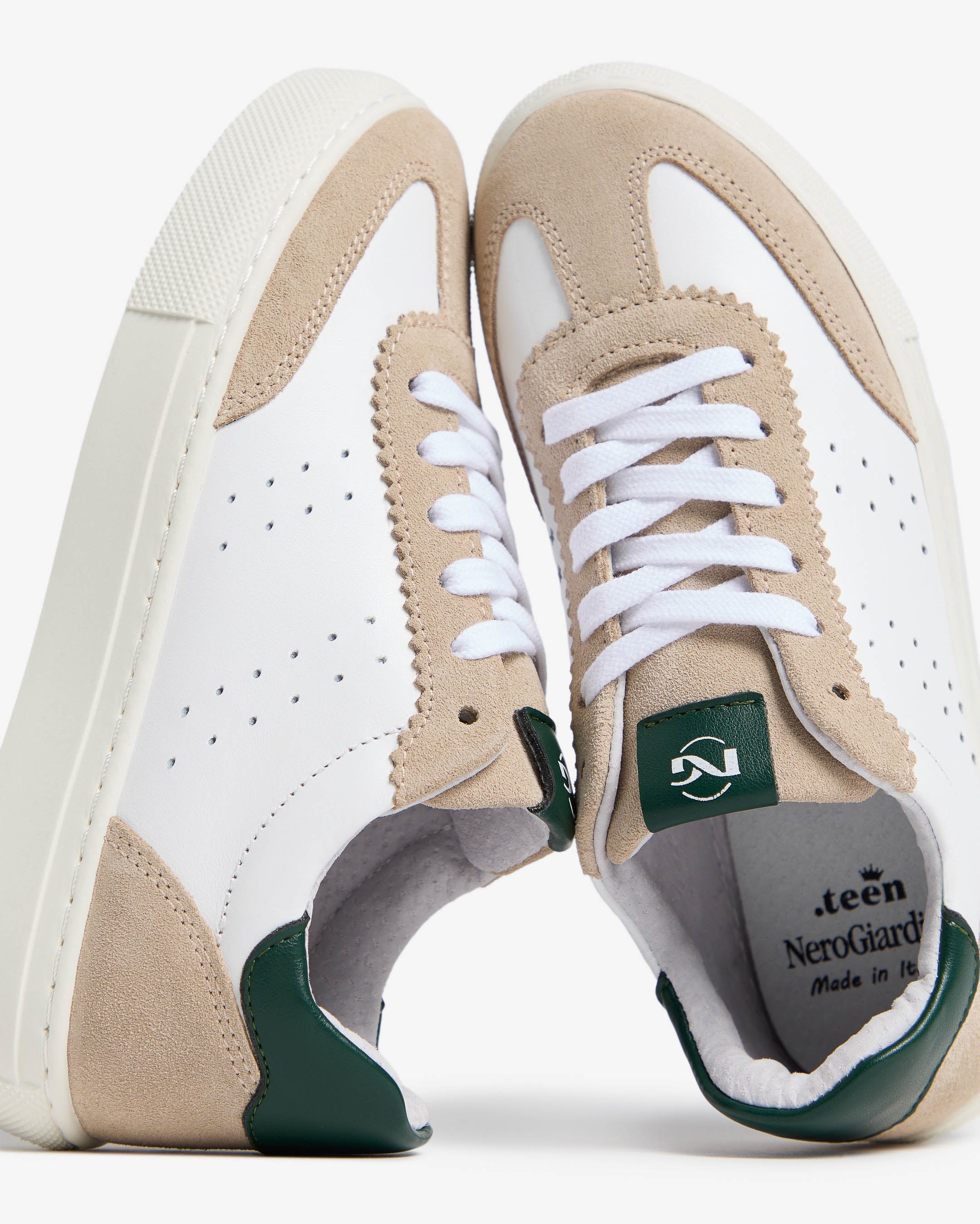 Sneakers Teen da Ragazzo in Camoscio e Materiale Tecnico