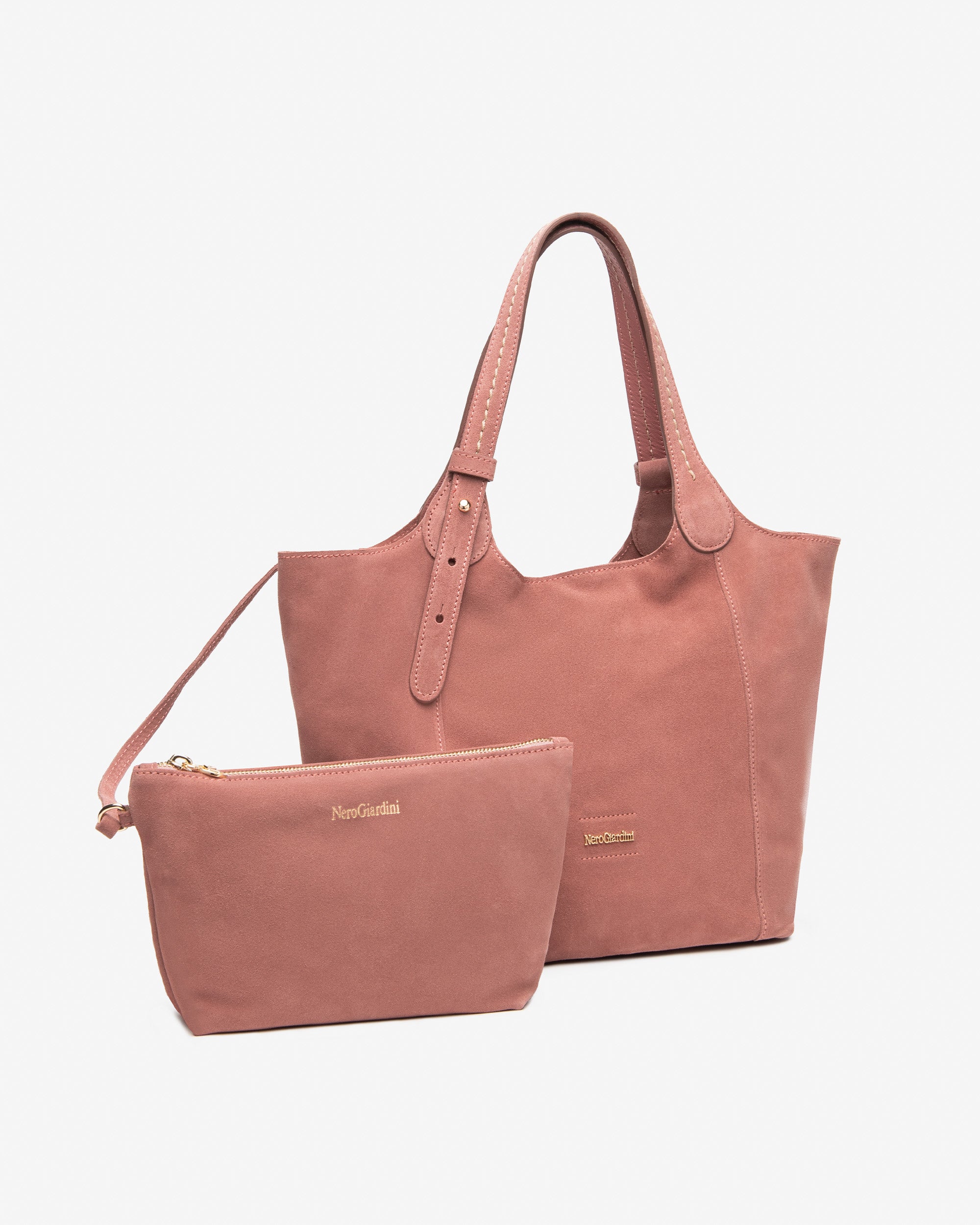 Borsa Shopping da Donna in Camoscio