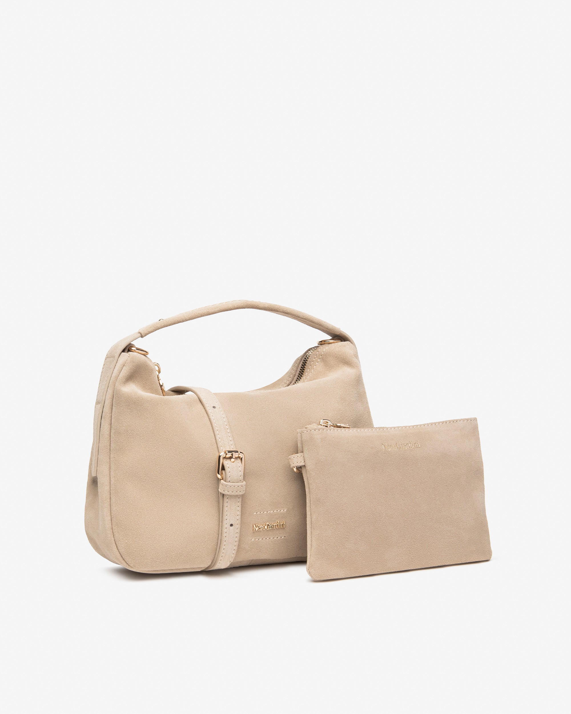 Borsa Hobo da Donna in Camoscio