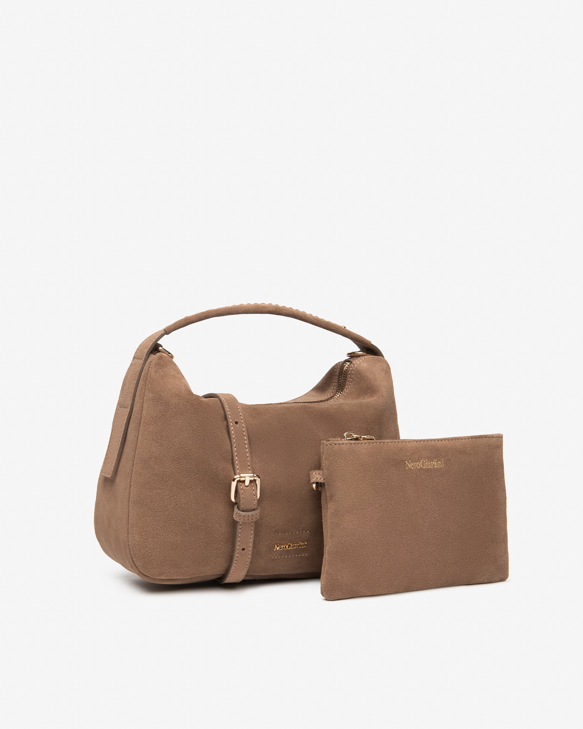 Borsa Hobo da Donna in Camoscio