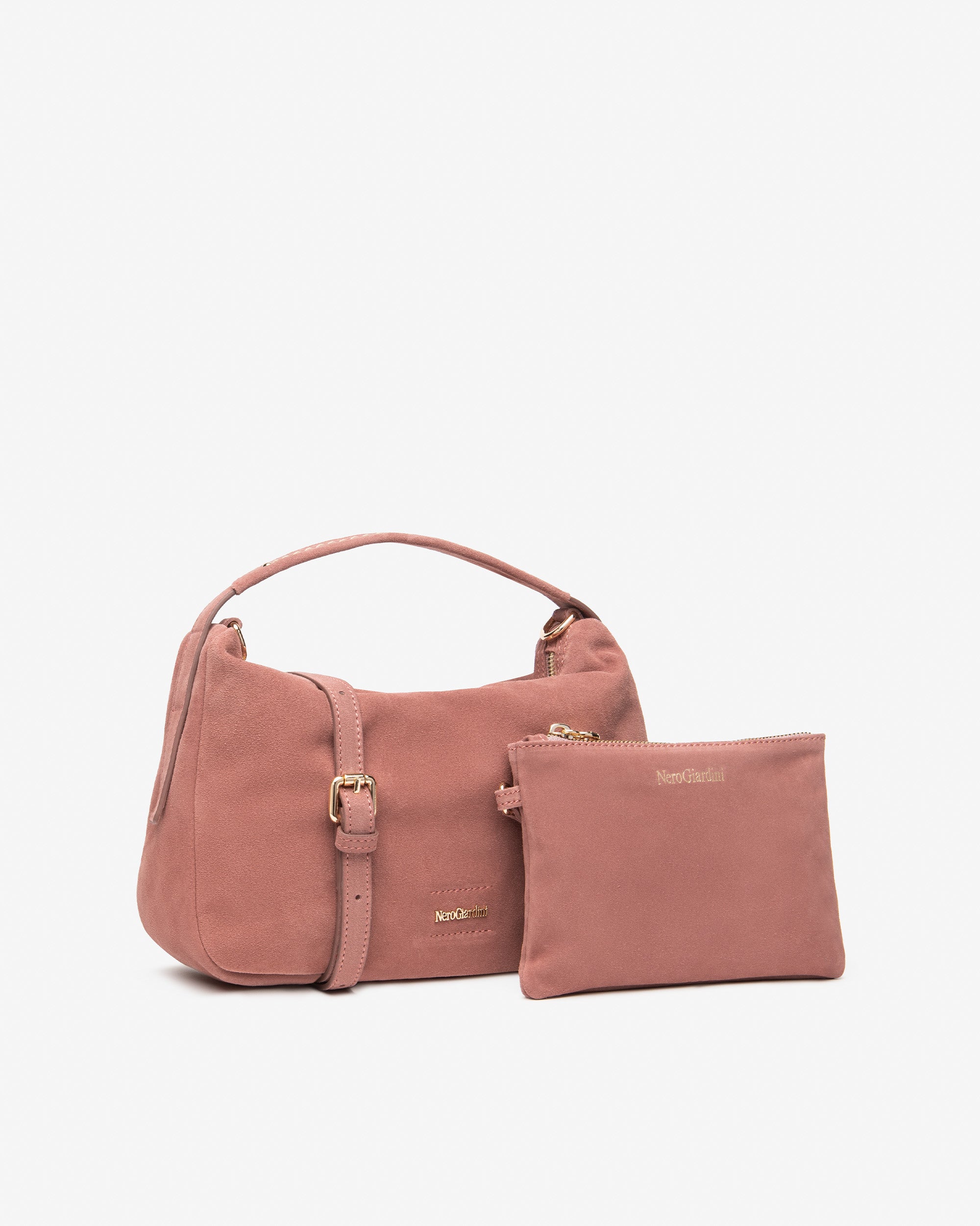 Borsa Hobo da Donna in Camoscio