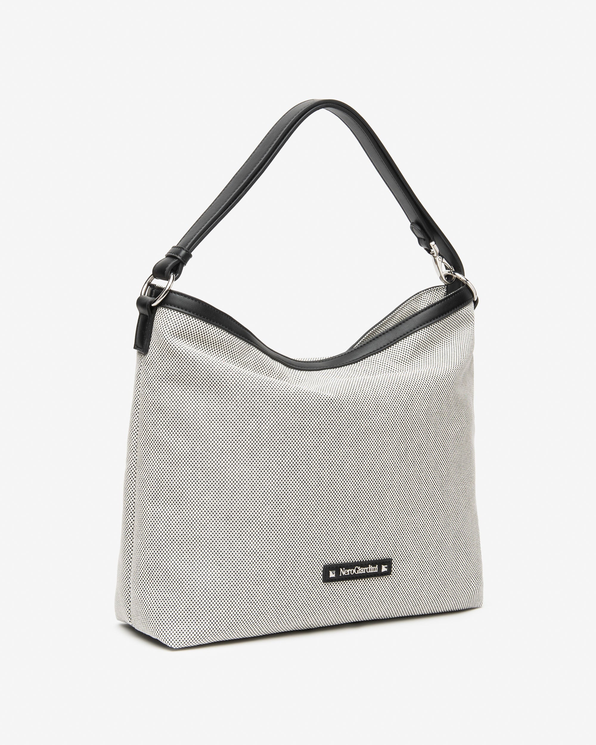 Borsa Hobo da Donna in Materiale Tecnico