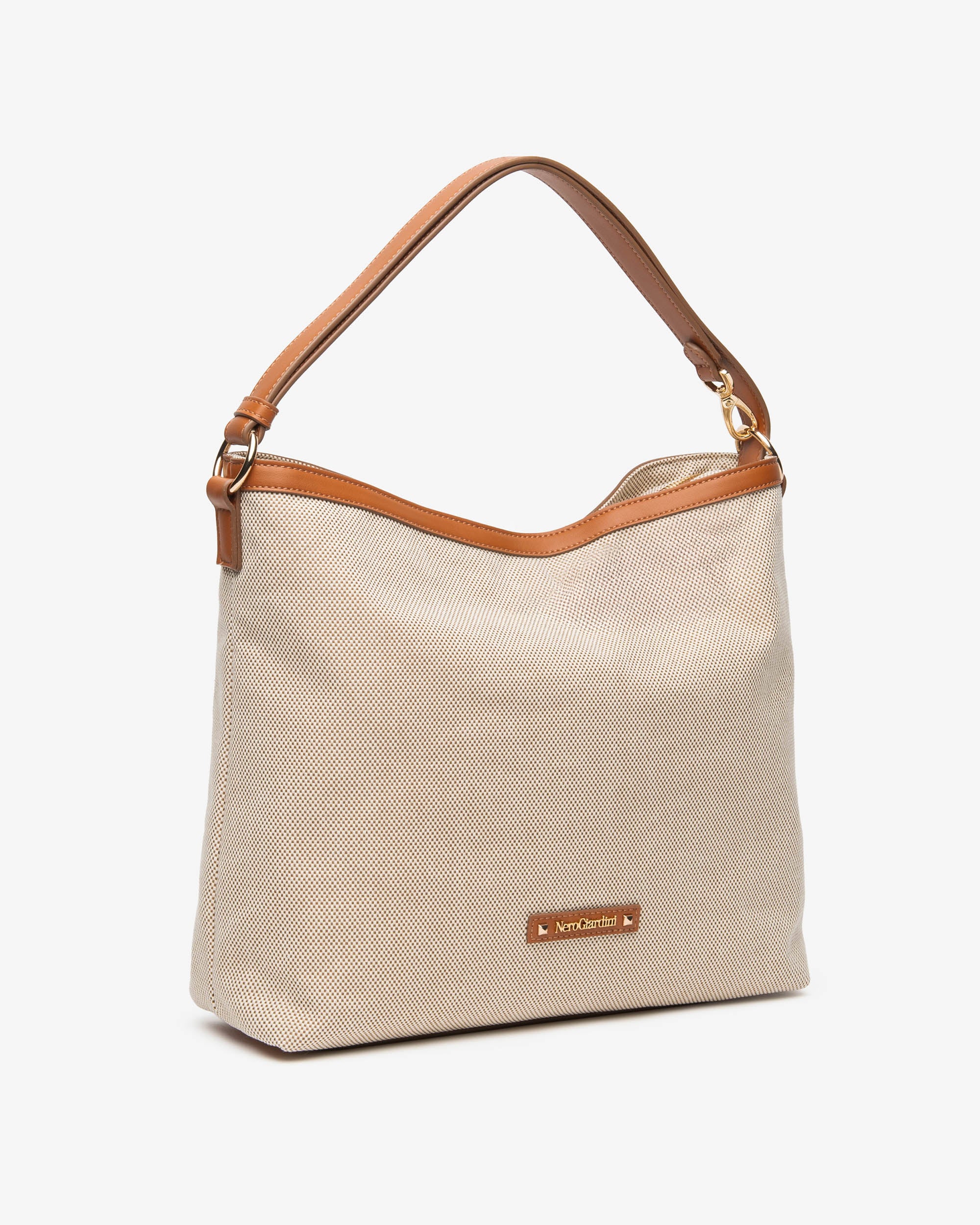 Borsa Hobo da Donna in Materiale Tecnico