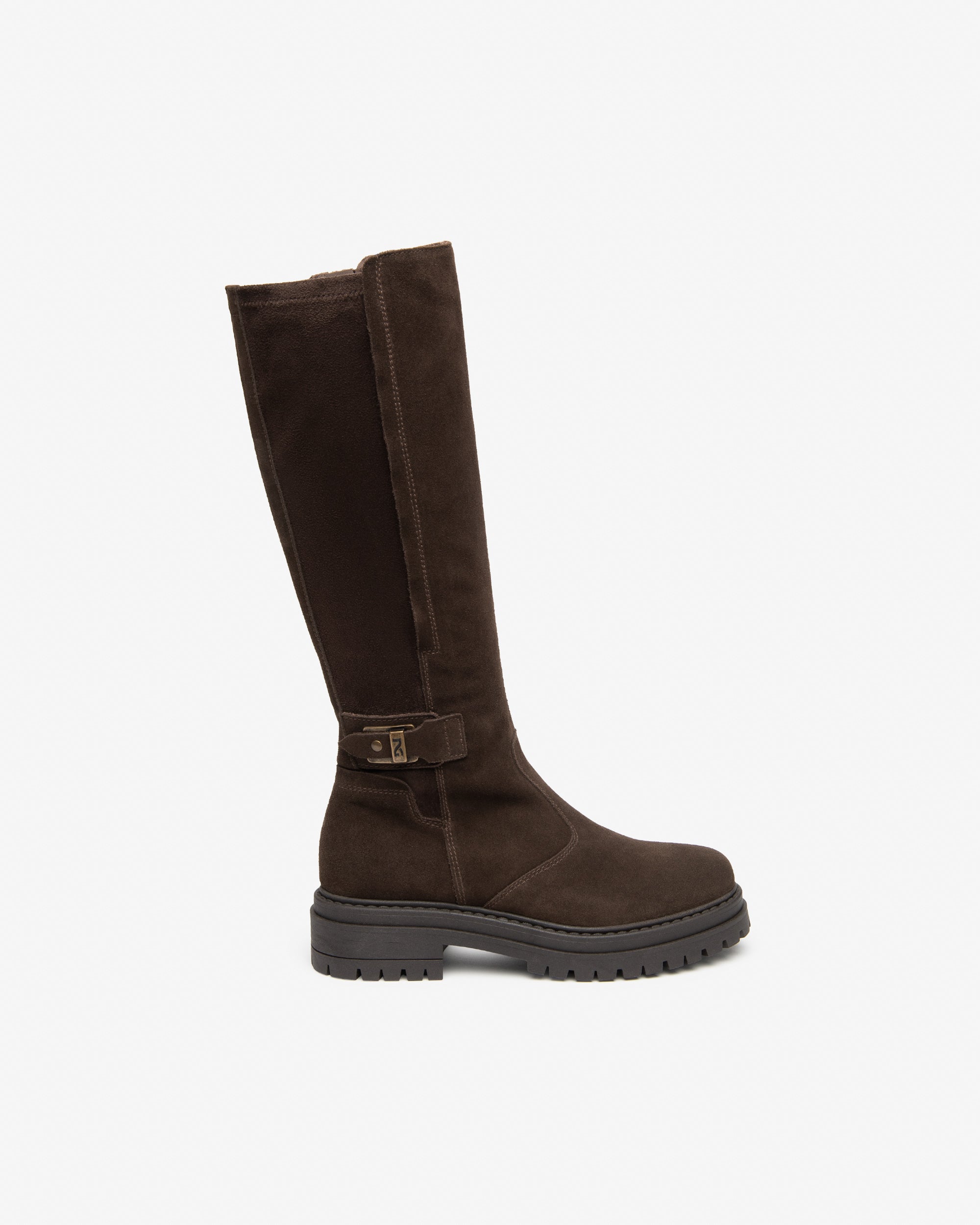 Stivali Donna in Suede e Materiale Tecnico